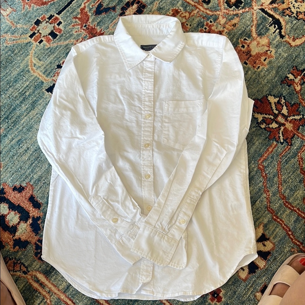 Vineyard Vines Classic Oxford White Button Down Shirt